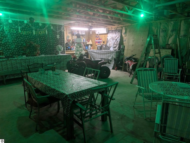 view of dining room