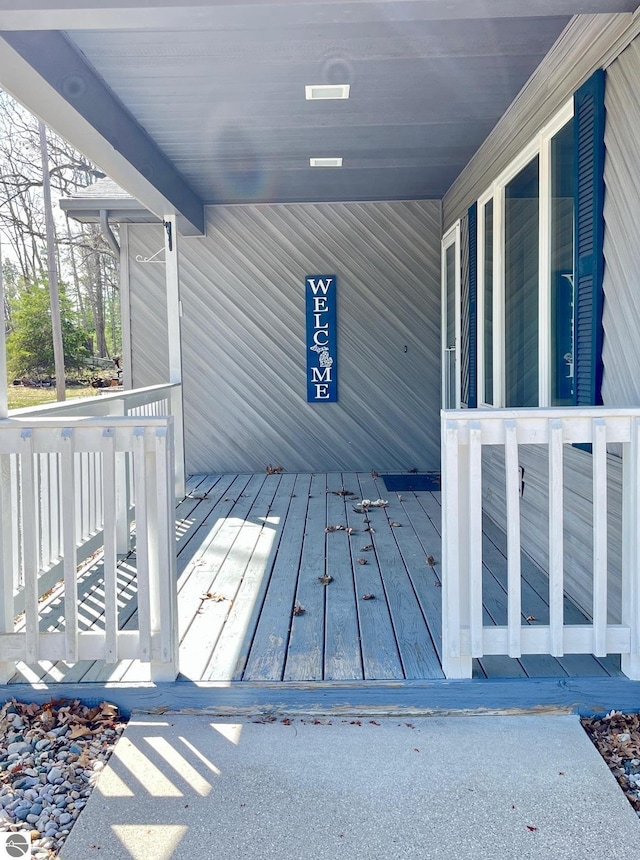 view of deck