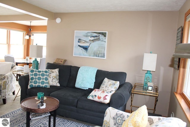 view of living area