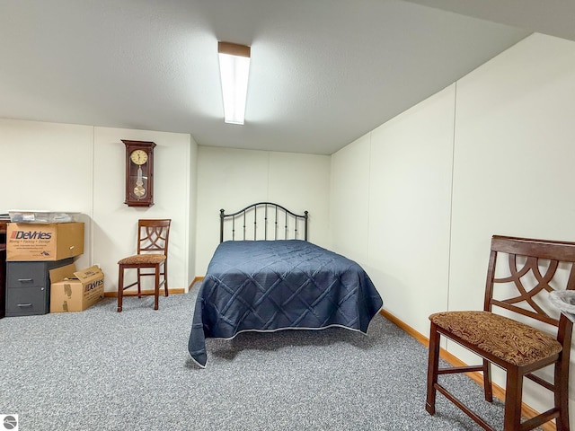 bedroom with carpet flooring