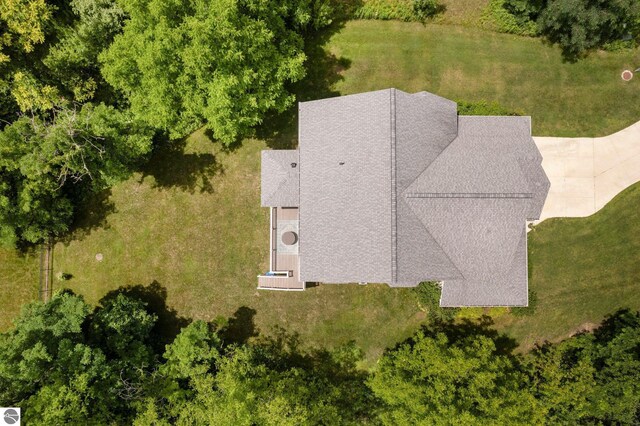 drone / aerial view