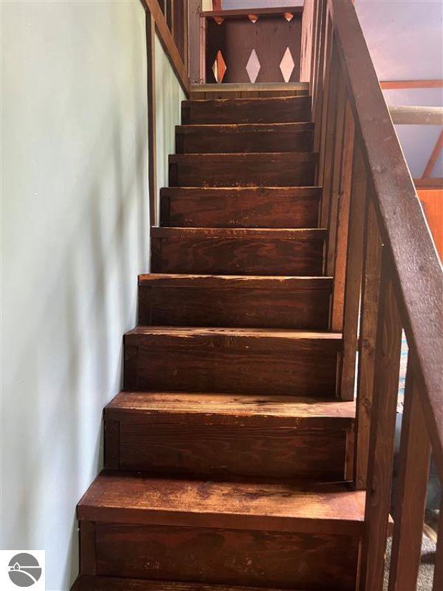 view of stairs