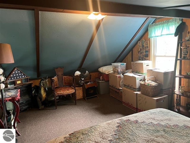 view of attic