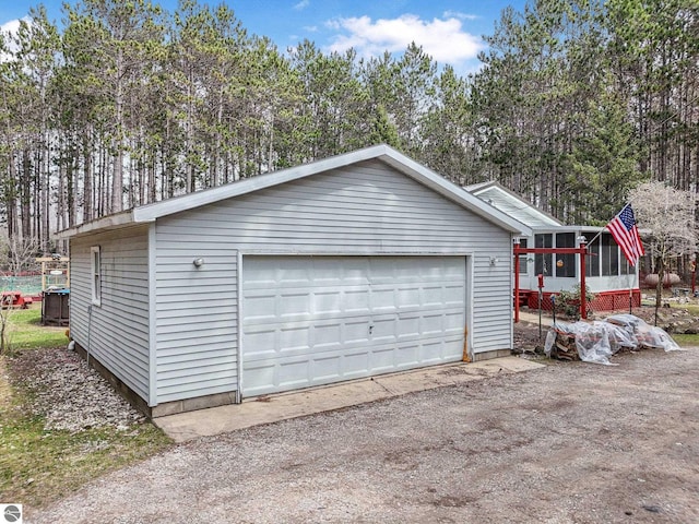 9916 S M-37, Buckley, MI 49620 - view of detached garage