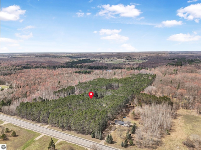9916 S M-37, Buckley, MI 49620 - bird's eye view with a wooded view