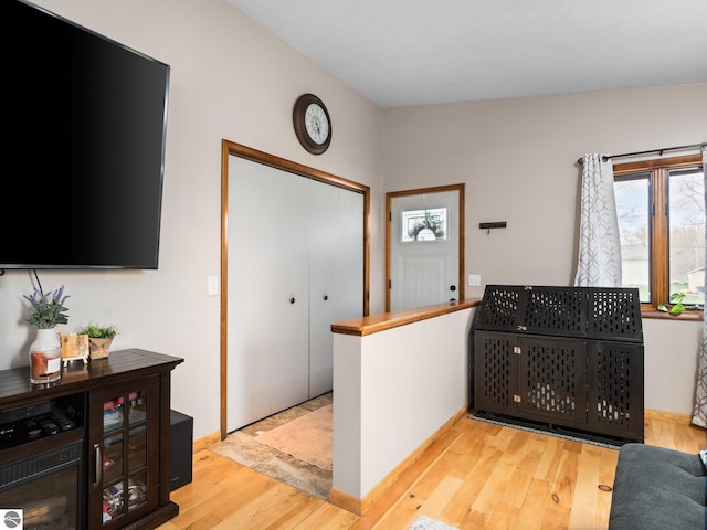 431 E Bittner Ave, Reed City, MI 49618 - entrance foyer with light wood-style floors and a healthy amount of sunlight