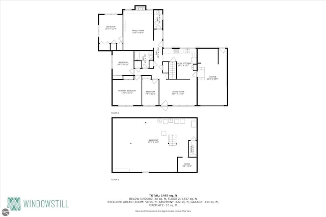 422 W Center, Alma, MI 48801 - floor plan