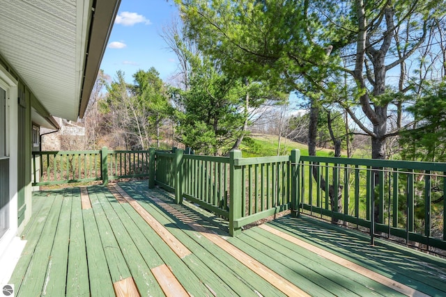 view of deck