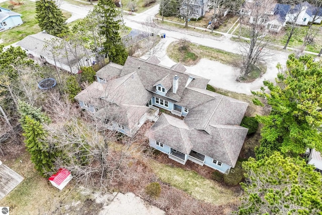 300 S Grand Ave, Leland, MI 49654 - bird's eye view featuring a residential view