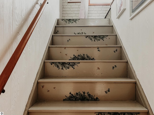 view of staircase