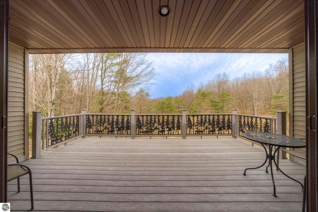view of deck