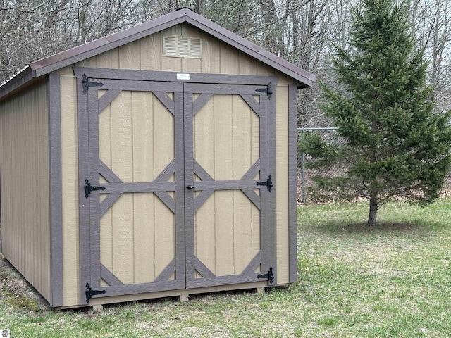 3633 Driftwood Dr, Cadillac, MI 49601 - view of shed