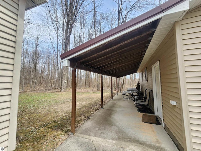 view of patio