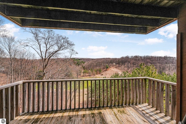 view of deck