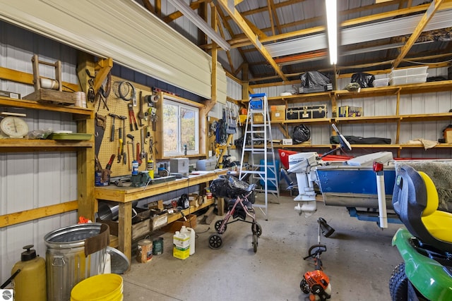 view of storage room