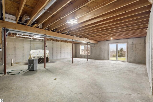 8377 Orchard Hill Rd, Beulah, MI 49617 - view of below grade area