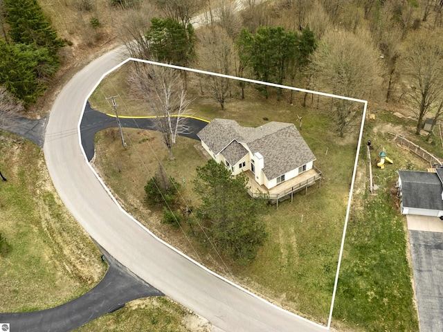 8377 Orchard Hill Rd, Beulah, MI 49617 - bird's eye view