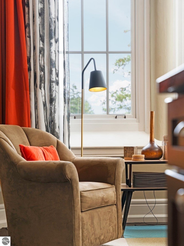 view of sitting room