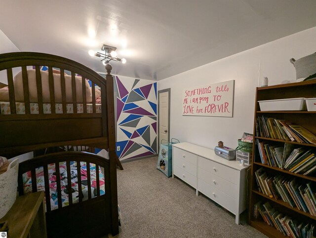 bedroom with carpet flooring