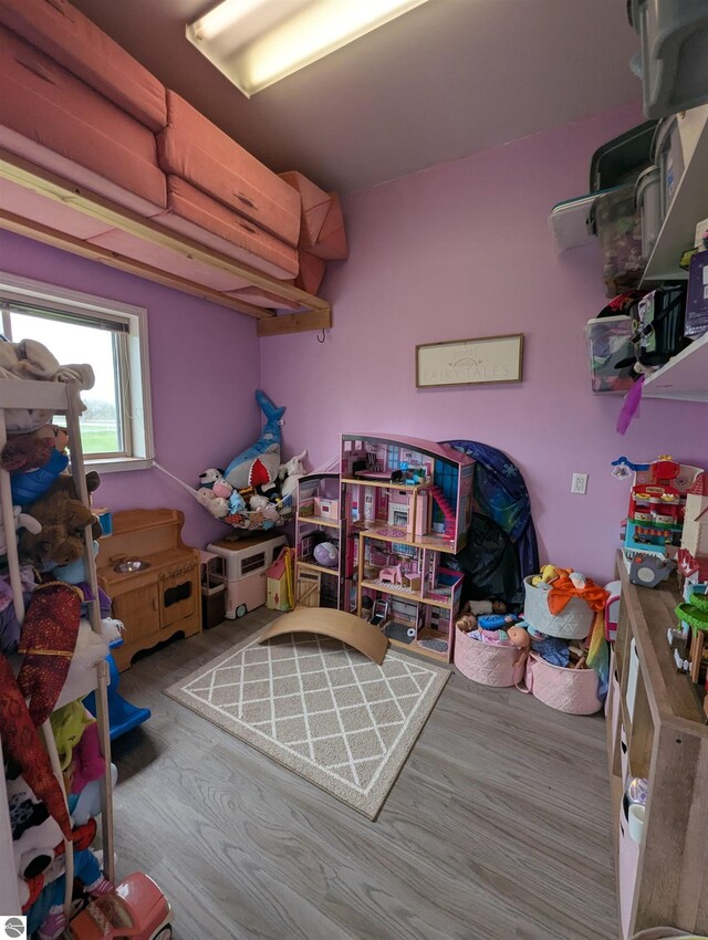 view of storage area