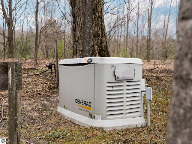 exterior details with a power unit