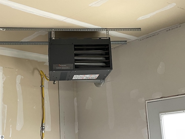 room details featuring a heating unit