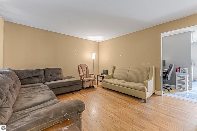 1981 S Lake Mitchell Dr, Cadillac, MI 49601 - living area with light wood-style floors