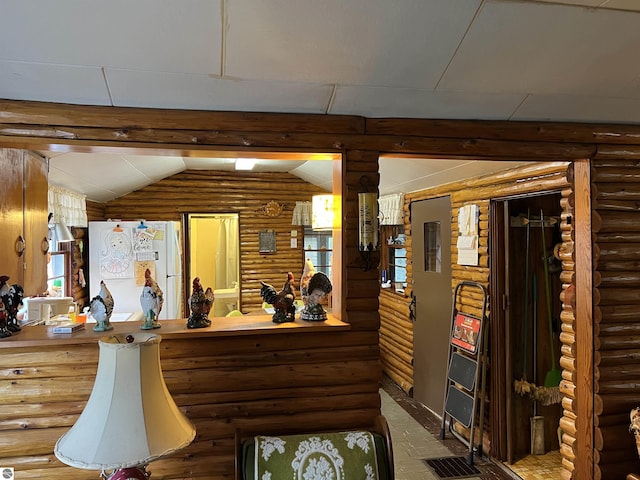 view of welcome area
