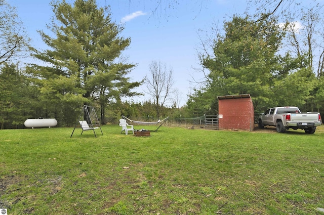 view of yard