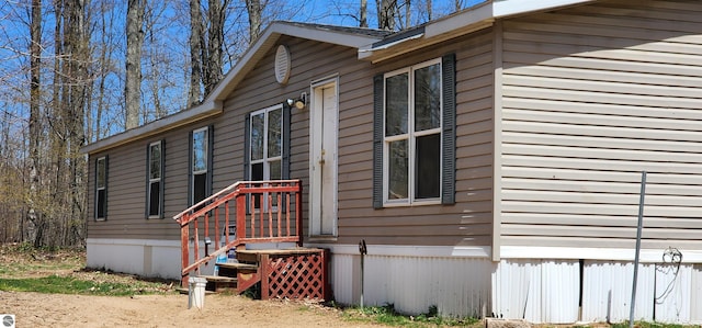 view of side of home