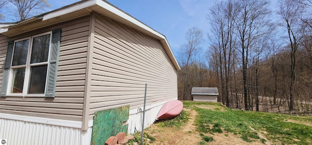 view of side of property