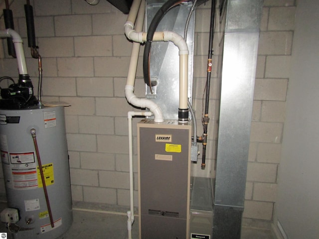 utilities with gas water heater