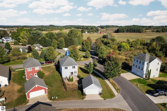 birds eye view of property featuring a residential view