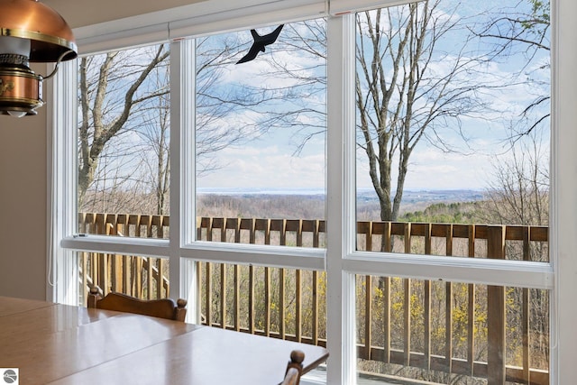 8822 Bahle Rd, Suttons Bay, MI 49682 - view of unfurnished sunroom