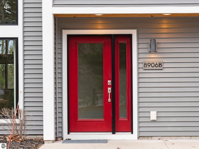 view of entrance to property