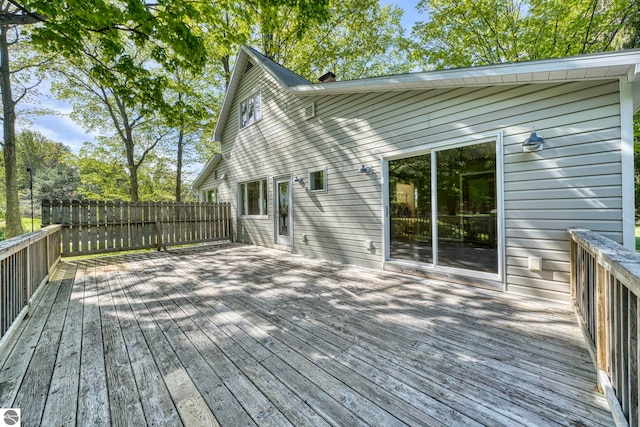 3312 Zimmerman Rd, Traverse City, MI 49685 - view of wooden deck