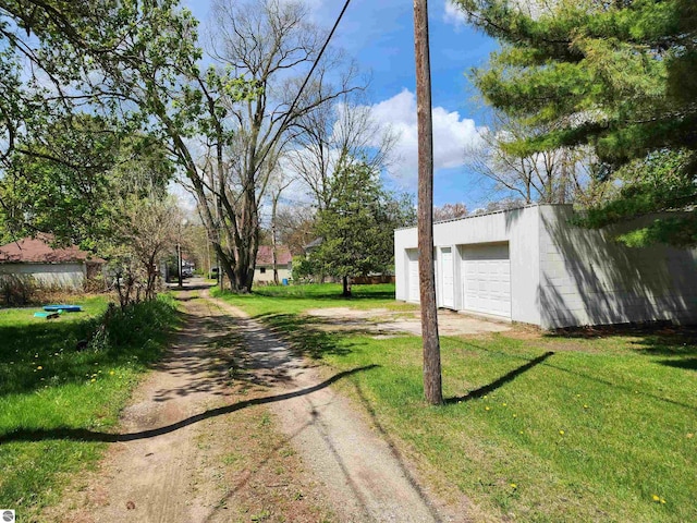 view of dirt / gravel road