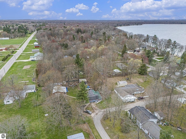 1956 S Goldenrod, Lake City, MI 49651 - aerial view of property's location featuring a large body of water