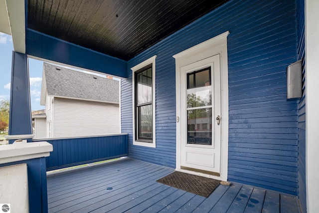 117 S Fancher St, Mount Pleasant, MI 48858 - view of doorway to property