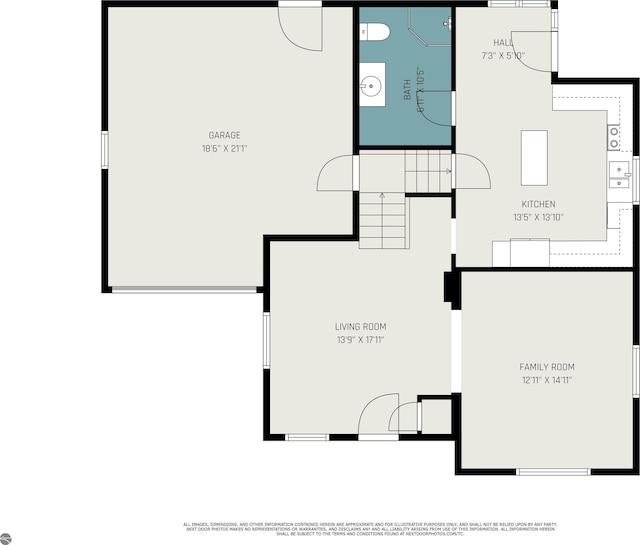 117 S Fancher St, Mount Pleasant, MI 48858 - property floor plan