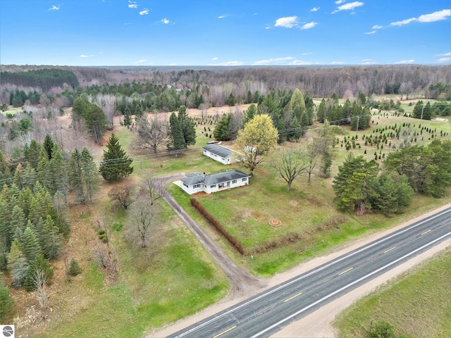 4120 M-66, Kalkaska, MI 49646 - overview of rural landscape with a forest