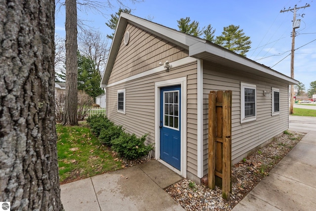 5945 E M-55, Cadillac, MI 49601 - view of outbuilding featuring an outbuilding