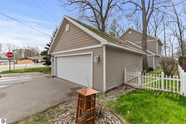 5945 E M-55, Cadillac, MI 49601 - view of detached garage
