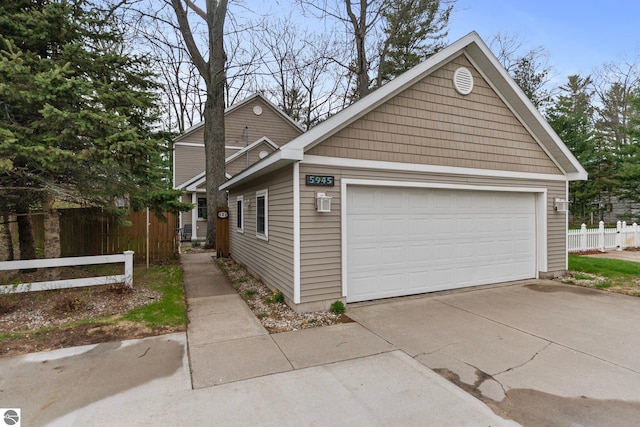 5945 E M-55, Cadillac, MI 49601 - view of front of property with fence