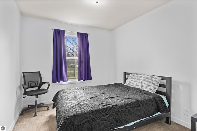 214 E N St, Buckley, MI 49620 - carpeted bedroom featuring baseboards