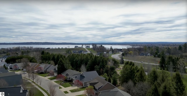 10889 Pine Bluff Dr Unit C, Traverse City, MI 49684 - aerial perspective of suburban area featuring a nearby body of water