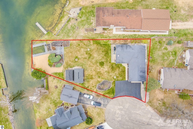 aerial overview of property's location with property boundaries highlighted