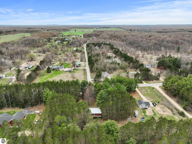 aerial overview of property's location