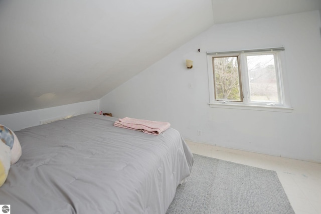 3080 N Lake Leelanau Dr, Lake Leelanau, MI 49653 - bedroom with lofted ceiling