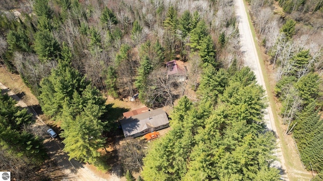 12036 SW Spring Creek Rd, Fife Lake, MI 49633 - drone / aerial view